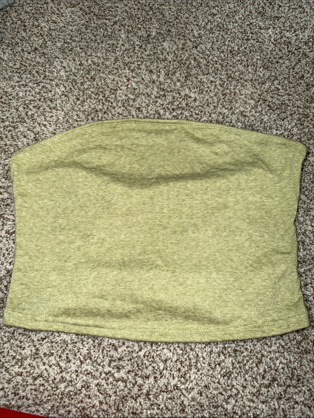 Strapless Bandeau Sweater Tube Top